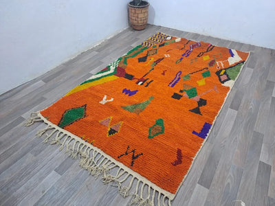 Noura – Authentic Berber Rug in Warm Terracotta