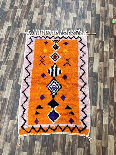 Malika – Traditional Berber Rug in Rich Mahogany