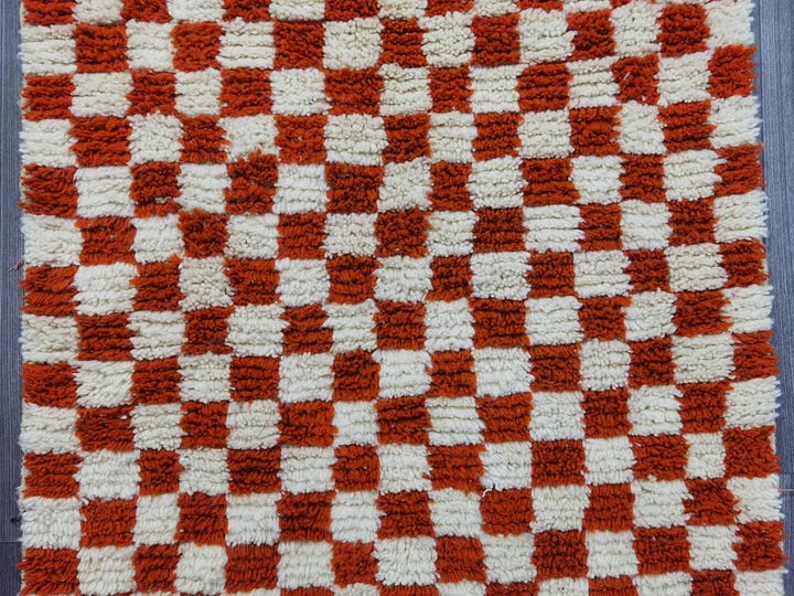 Amira – Traditional Moroccan Berber Rug in Earthy Red